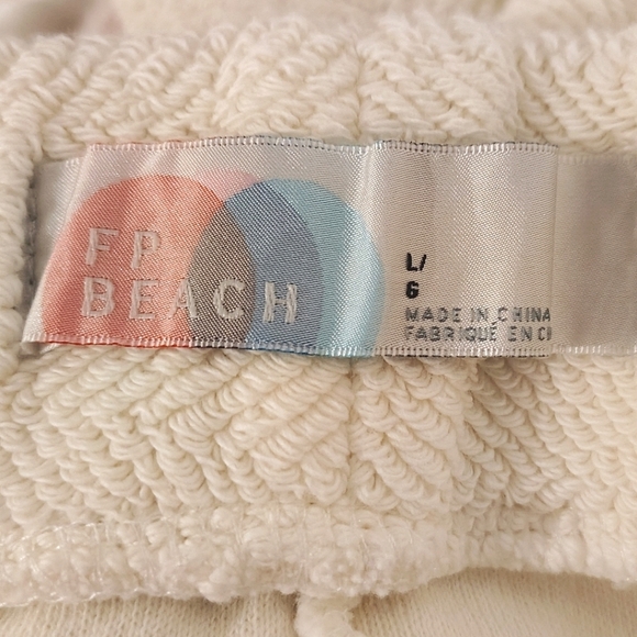 Free People Beach 100% Cotton Cream Two-Piece Outfit - Picture 5 of 10